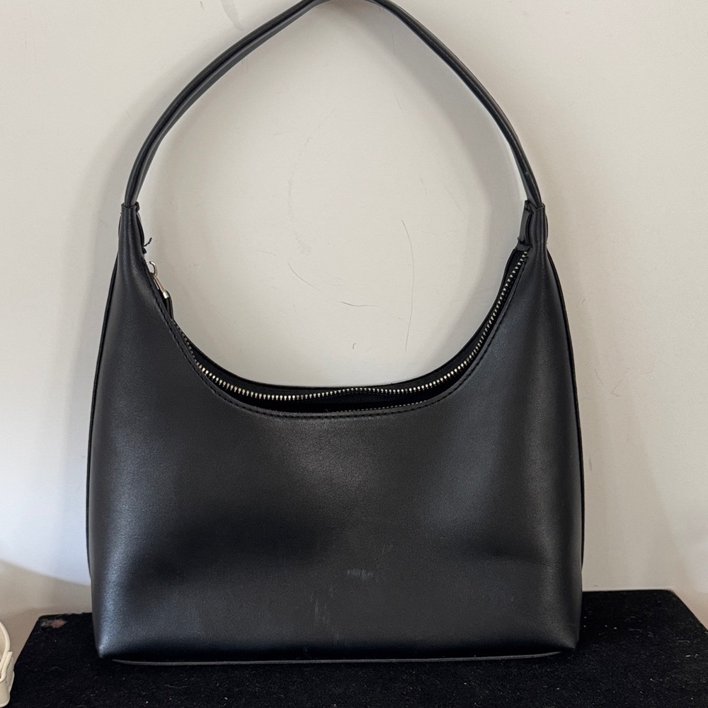 Elegant Black and Cream Women's Handbag plus clear bag -bundle collection set - Picture 2 of 13